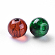 Perles de verre craquelé peintes(DGLA-X0006-6mm-07)-3