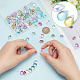112pcs 7 colors Electroplate Transparent Glass Charms(GLAA-AR0001-45)-3