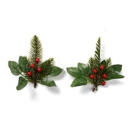 Plastic Artificial Winter Christmas Simulation Pine Picks Decor, for Christmas Garland Holiday Wreath Ornaments, Green, 150.5mm(DIY-P018-A01)
