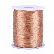 Bare Round Copper Wire, Raw Copper Wire, Copper Jewelry Craft Wire, 32 Gauge, 0.2mm, about 11646.98 Feet(3550m)/1000g(CWIR-S003-0.2mm-14)