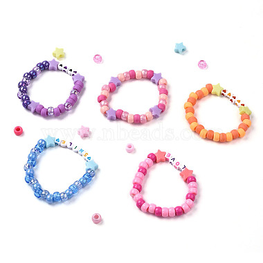 3 Boxs DIY Acrylic Beads Bracelets Making Kits(DIY-YW0013-04)-5