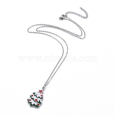 304 Stainless Steel Pendant Necklaces(NJEW-Z008-04P)-2