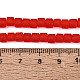 brins de perles de verre d&eacute;poli transparent(GLAA-N072-01A-A07)-4