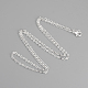 Латунные кабельные цепи ожерелья(X-MAK-R019-S)-1
