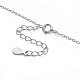 SHEGRACE Rhodium Plated 925 Sterling Silver Pendant Necklace(JN37B)-3