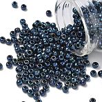 TOHO 6/0 Round Beads, Japanese Seed Beads, (88) Metallic Cosmos, 4mm, Hole: 1.5mm, about 168pcs/10g(X-SEED-TR06-0088)