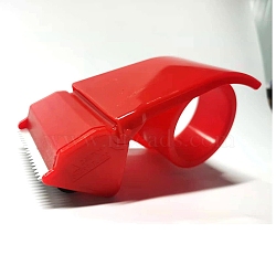 Plastic Tape Dispenser, Tape Cutter, Roll Tape Holder, Orange, Fit For 5cm Tape, 16x5.85x8.2cm(TAPE-PW0001-091B-01A)