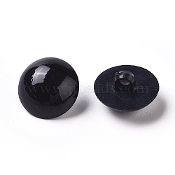 Plastic Craft Eyes, For DIY Teddy Bear Doll Accessories, Black, 19.4x12mm, Hole: 3.2mm(DIY-WH0152-52E)