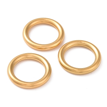 304 Stainless Steel Linking Rings, Round Ring, Golden, 20x3mm, Inner Diameter: 14mm