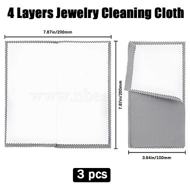 3 Sheets 4 Layers Silver Polishing Cloth(AJEW-BBC0002-17A)-2