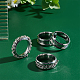 12Pcs 201 Stainless Steel Grooved Finger Ring Settings(STAS-UN0038-95)-3