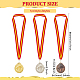 3Pcs 3 Colors Alloy Award Volleyball Medal(AJEW-FG0003-28)-2