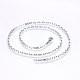 304 Stainless Steel Box Chain Necklaces(NJEW-F226-07P-02)-1