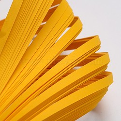 Quilling Paper Strips, Gold, 530x5mm, about 120strips/bag(X-DIY-J001-5mm-B19)
