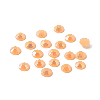 Opaque Resin Cabochons, Faceted, for Mobile Phone Shell, Nail, Jewerly Making, Cone, Sandy Brown, 3x1mm, about 10000pcs/bag