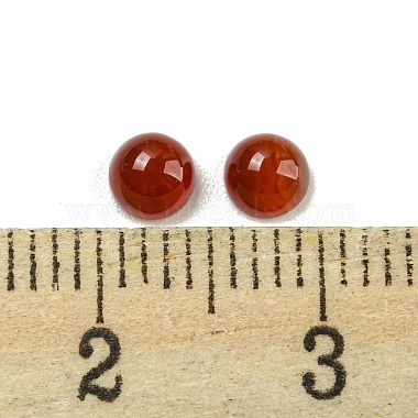 Natural Red Agate Cabochons(G-H309-03-43)-3