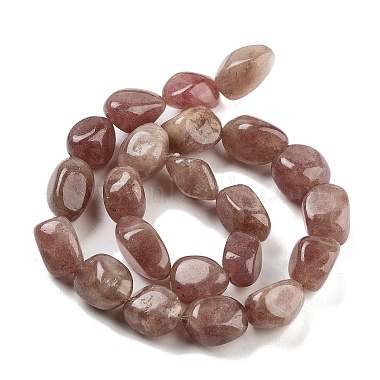 Natural Strawberry Quartz Beads Strands(G-Z061-A06-01)-3