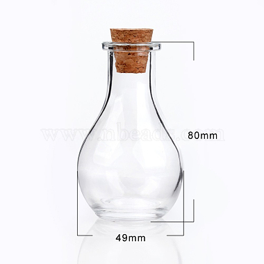 Glass Bottle for Bead Containers(AJEW-H006-1)-2