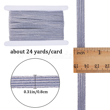 Gorgecraft 24 Yard flache elastische Nylonschnur/Band(EC-GF0001-36B-01)-2