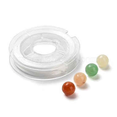 100Pcs Natural White Jade Beads(DIY-SZ0004-58L)-2