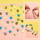 Elite 120Pcs 6 Colors Easter Themed Handmade Polymer Clay Beads(CLAY-PH0001-92)-4