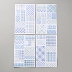 Paper Self Adhesive Stickers for DIY Scrapbooking, Photo Album Decoration, Alice Blue, 160x105x0.1mm(AJEW-WH20033-036A)