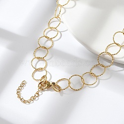 Ion Plating(IP) 304 Stainless Steel Necklaces, Rolo Chains, Golden, 28.35x0.51 inch(72x1.3cm)(STAS-D084-26G)