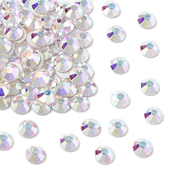 Preciosa&reg MAXIMA Crystal No Hotfix Flatback Stones, Czech Crystal, Dura Foiling, Round(438 11 615 Chaton Rose), 00030 200 Crystal AB, SS16(3.8~4mm)