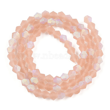 Imitate Austrian Crystal Bicone Frosted Glass Beads Strands(GLAA-F029-TM2mm-A12)-2