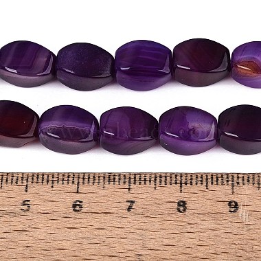 agate perles brins(G-Q604-02A-08)-4