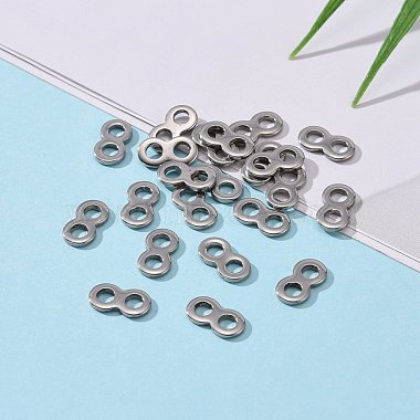 Infinity 201 perles en acier inoxydable de séparateur(STAS-R064-46)-6