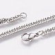 Tarnish Resistant 304 Stainless Steel Curb Chain Bracelets(BJEW-P235-12P)-3