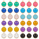 96Pcs 12 Colors Alloy Enamel Charms(ENAM-FH0001-60)-1