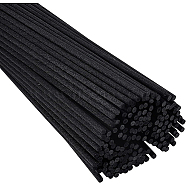 BENECREAT 120Pcs Fiber Diffuser Replacement Sticks, Rattan Sticks, Black, 250x3mm(DIY-BC0005-81B)