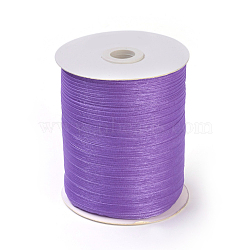 BENECREAT Organza Ribbon, Galloon, Medium Slate Blue, 1/4 inch(6mm), 500yards/Roll(457.2m/Roll)(ORIB-BC0001-02M)