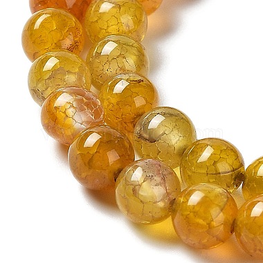 Dragon naturelle Agate ronde chapelets de perles(G-J303-18-6mm)-2