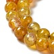 Dragon naturelle Agate ronde chapelets de perles(G-J303-18-6mm)-2