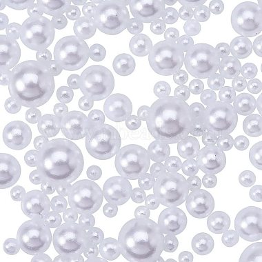 3mm White Round Acrylic Beads