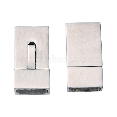 304 Stainless Steel Bayonet Clasps(STAS-P180-38P)-2