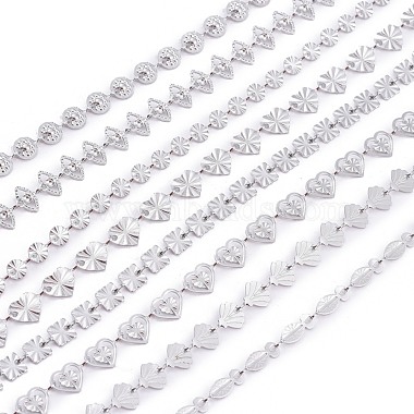 304 Stainless Steel Link Chain Bracelets(BJEW-K118-19P)-2