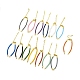 Leather Braided Cord Link Bracelets(MAK-K022-01G)-1