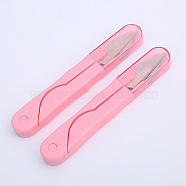 Steel Sewing Scissors, with Plastic Handle and Protect Cover, Pink, 11.5x1.7cm(PW22062885228)