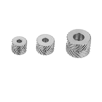304 Stainless Steel Beads, Column, Stainless Steel Color, 5x2mm, Hole: 1.6mm