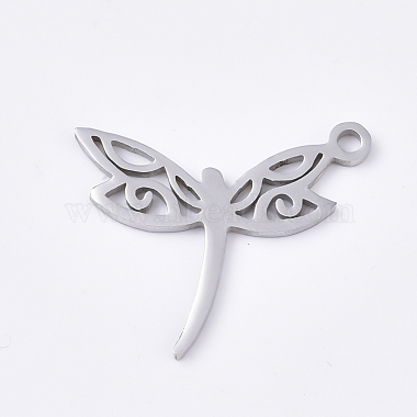 Stainless Steel Color Dragonfly Stainless Steel Pendants