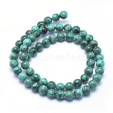 Natural Magnesite Beads Strands(TURQ-G148-06-6mm)-3