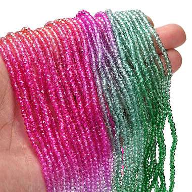 Transparent Painted Glass Beads Strands(X-DGLA-A034-T2mm-A03)-2