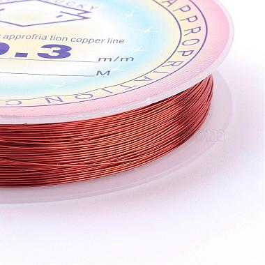 Round Copper Jewelry Wire(CWIR-CW0.3mm-10)-3