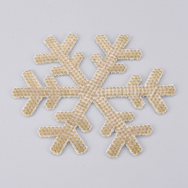 Snowflake Shape Glass Rhinestone Car Stickers(RB-WH0002-02)-2
