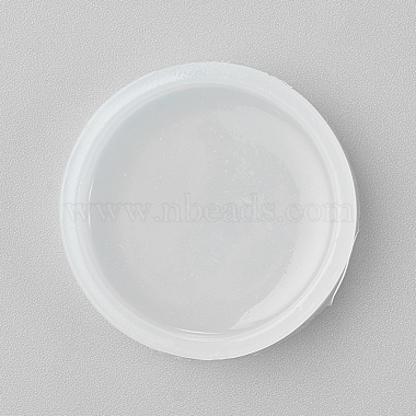 Clear Flat Round Silicone