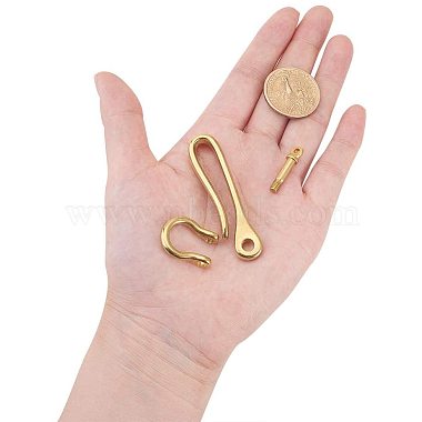 Brass S Hook Clasps and Brass Shackles Clasps(PH-KK-P001-01)-3